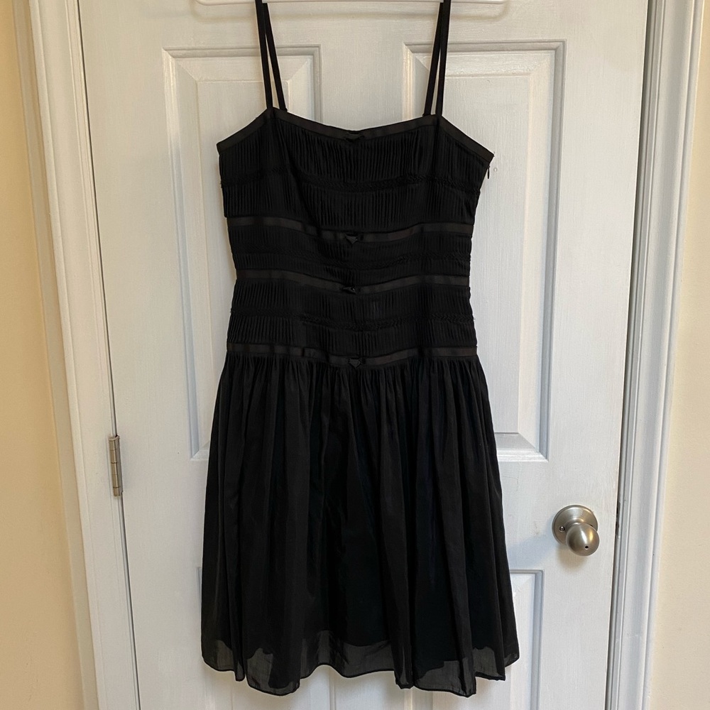 White House Black Market Party Dress, Drop Waist, Spaghetti Straps - Size 4